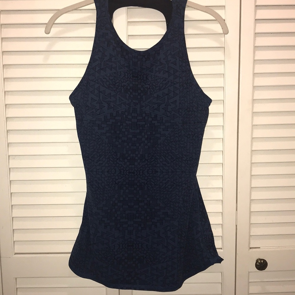 Lucy Athletic tank top with support bra built in.